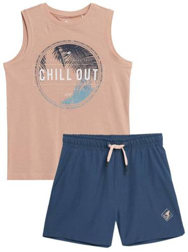 Zestaw plażowy 4F na lato koszulka szorty