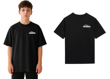 Koszulka chłopięca 4F M2407 oversize luźna z bawełny