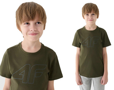 Koszulka chłopięca 4F M1627 T-shirt na lato z bawełny