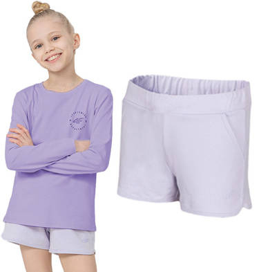 Spodenki dziewczęce 4F JSKDD001 dresowe