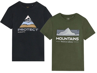 Zestaw 2 sztuk koszulek dla chłopca 4F z bawełny