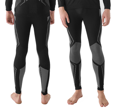 Bielizna bezszwowa 4F męska termoaktywna M166 20S getry kalesony