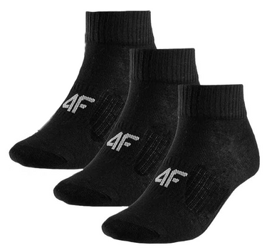 Skarpetki dziecięce 4F do kostki M499 20S 3 PAK czarne
