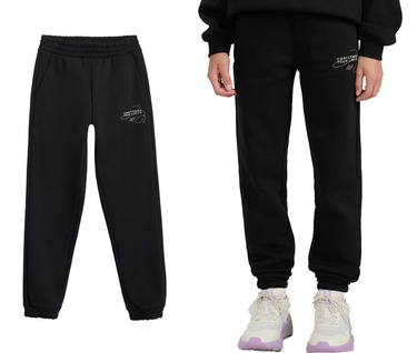 Spodnie dresowe 4F F1248 ocieplane joggery czarne