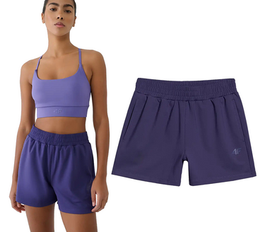 Spodenki sportowe 4F szorty damskie F0874 treningowe granat