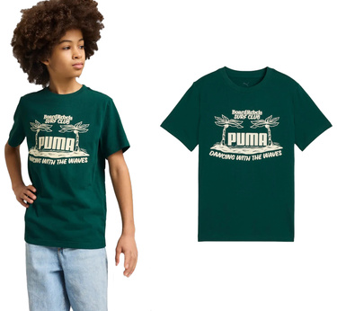 Koszulka chłopięca PUMA z bawełny 685152 60 z nadrukiem