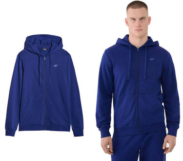 Bluza męska na zamek 4F M1768 031S z kapturem