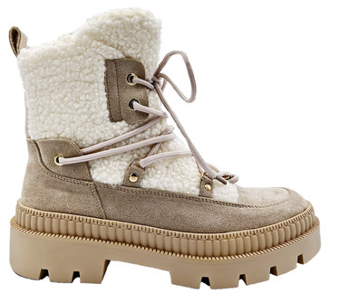 Trapery damskie zimowe A8902-8 śniegowce z kożuszkiem