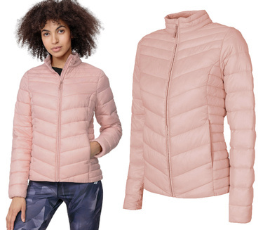 Kurtka damska puchowa 4F KUDP003 pikowana bez kaptura