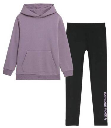 Zestaw sportowy 4F bluza dresowa i legginsy 2pak