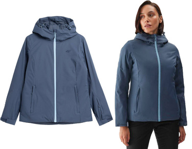 Kurtka damska sportowa 4F F120 narciarska niebieska