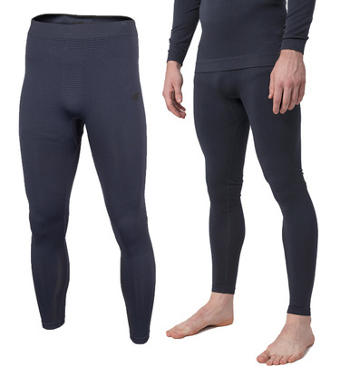 Getry termoaktywne 4F kalesony BIMB030D bielizna na narty granat