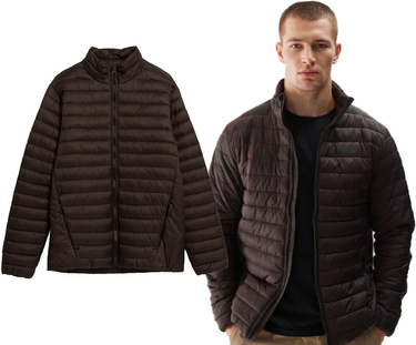 Kurtka puchowa męska 4F M239 pikowana bez kaptura