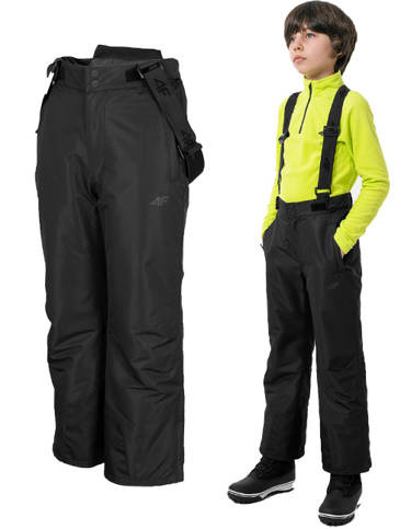 Spodnie narciarskie 4F JSPMN001 Membrana 8000 czarny