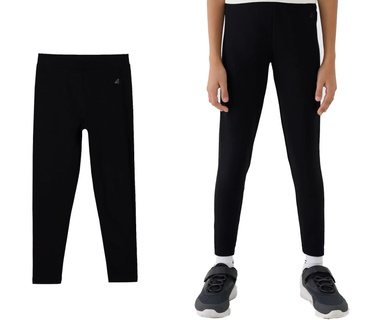 Legginsy dziewczęce 4F F247 Getry z bawełny na WF