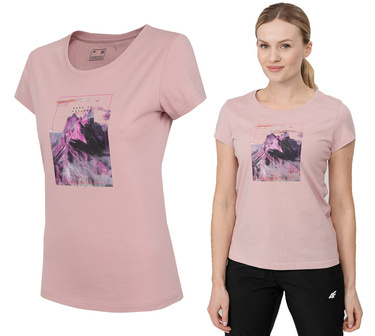 T-shirt damski 4F TSD060 koszulka bawełniana