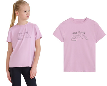 Koszulka sportowa dziewczęca 4F F1199 trekkingowa