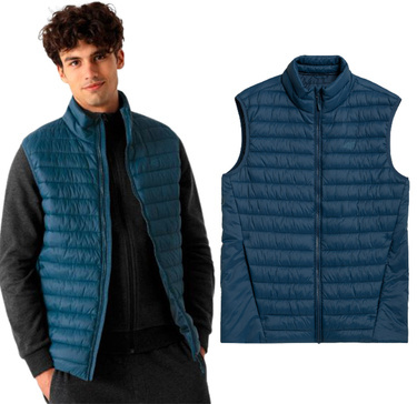 Bezrękawnik męski 4F KUMP001 puchowy na stójce