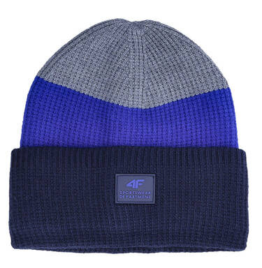 Czapka dla chłopców 4F M426 ciepła niebieska