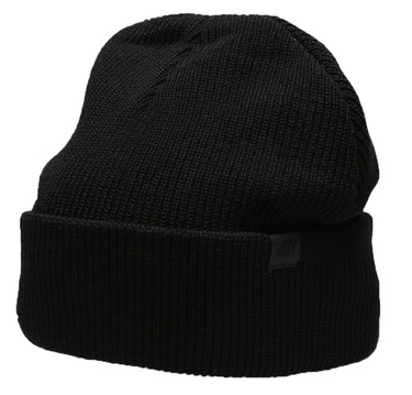 Czapka zimowa męska 4F CAM006 ciepła czarna