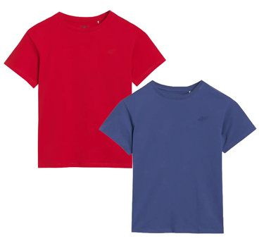 Zestaw koszulek oversize z bawełny 4F M2324 2 sztuki