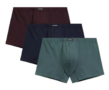 Bokserki męskie Atlantic majtki z bawełną 3MH-048 3 szt