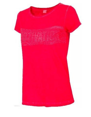 T-shirt damski 4F koszulka czerwona TSD018