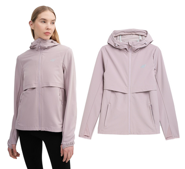 Kurtka sportowa 4F F047 softshell z kapturem membrana 8000