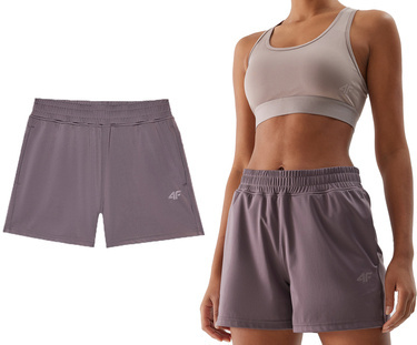 Sportowe spodenki damskie 4F F386 na siłownie na lato