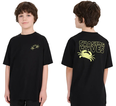 Koszulka z nadrukiem na plecach 4F M1914 z bawełny czarna