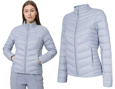 Kurtka damska puchowa 4F KUDP003 pikowana na stójce