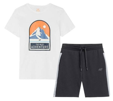 Zestaw sportowy 4F letni 2-częściowy, t-shirt, spodenki