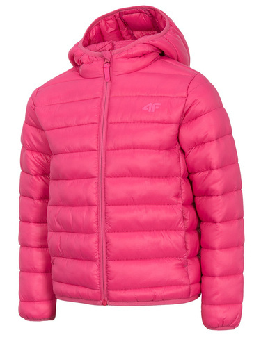 Kurtka dziecięca 4F JKUDP001A puchowa róż