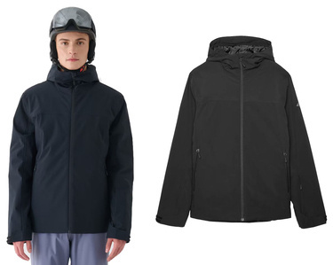 Kurtka narciarska 4F z kapturem M579 na zimę na stok