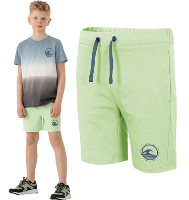 Spodenki chłopięce 4F JSKMD003 szorty na lato zielone
