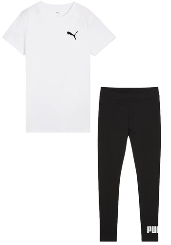 Zestaw damski PUMA koszulka i legginsy z bawełny