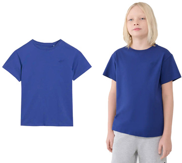 Koszulka chłopięca oversize 4F M2324 T-shirt bawełniany