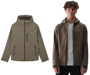 Kurtka męska sportowa 4F M462 przejściowa z membraną khaki