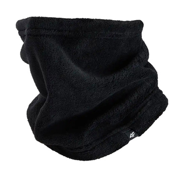 Komin dziecięcy szalik 4F bandana U129 miękki plusz czarny
