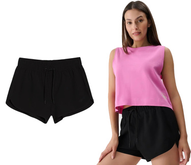 Szorty damskie 4F F130 spodenki sportowe, plażowe czarne