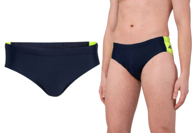 Kąpielówki męskie slipy 4F L22 MAJM003 granatowe