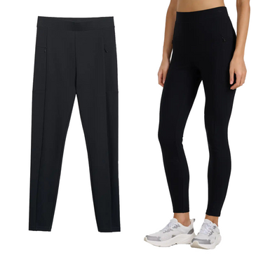 Legginsy z wysokim stanem 4F F242 dzianinowe z kieszonkami