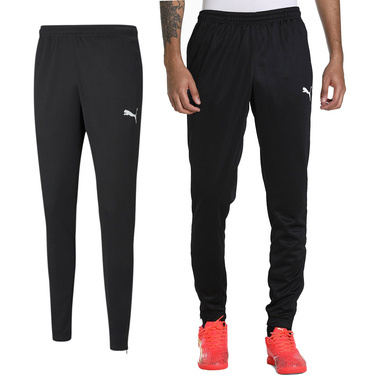 Spodnie męskie dresowe PUMA 657390 03 sportowe czarne