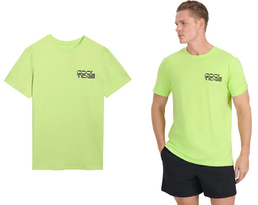 Koszulka męska z bawełny 4F M1984 T-shirt na lato