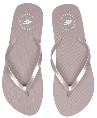 Klapki damskie 4F F064 japonki na lato beżowe