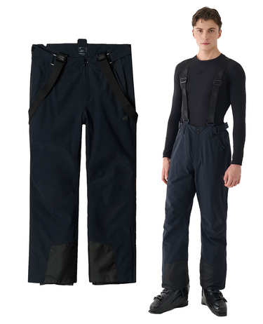 Spodnie narciarskie 4F męskie M0756 Membrana 5000 czarne