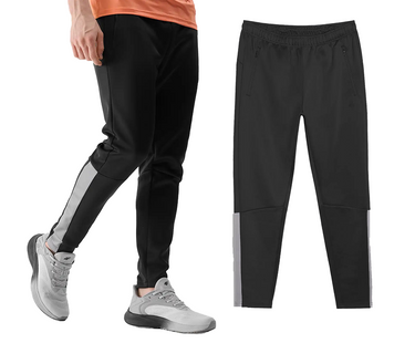 Spodnie męskie 4F sportowe szybkoschnące na siłownię M0836 czarne