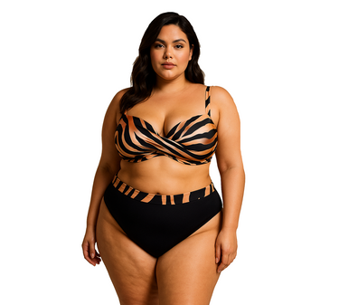 Strój kąpielowy Gabbiano ESTHER-EDX 15/A zebra beż brąz