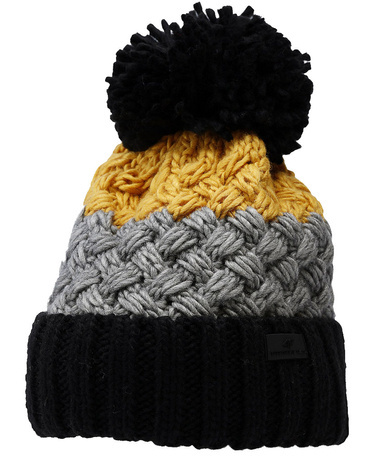 Czapka chłopięca z pomponem 4F M280 z wełną zimowa