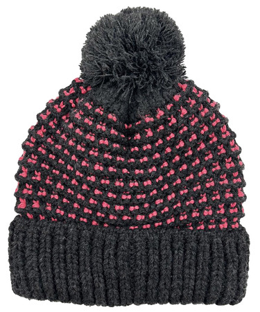 Czapka damska z pomponem DCZ07 na zimę